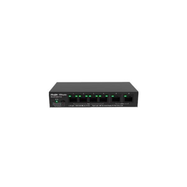 Ruijie RG-ES106D-P V2 6-Port Desktop Unmanaged Switch main product photo