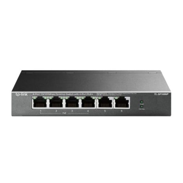 TP-Link TL-SF1006P 6-Port PoE Switch main product photo