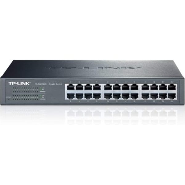 TP-Link TL-SG1024D 24-Port Gigabit Ethernet Unmanaged Switch main product photo