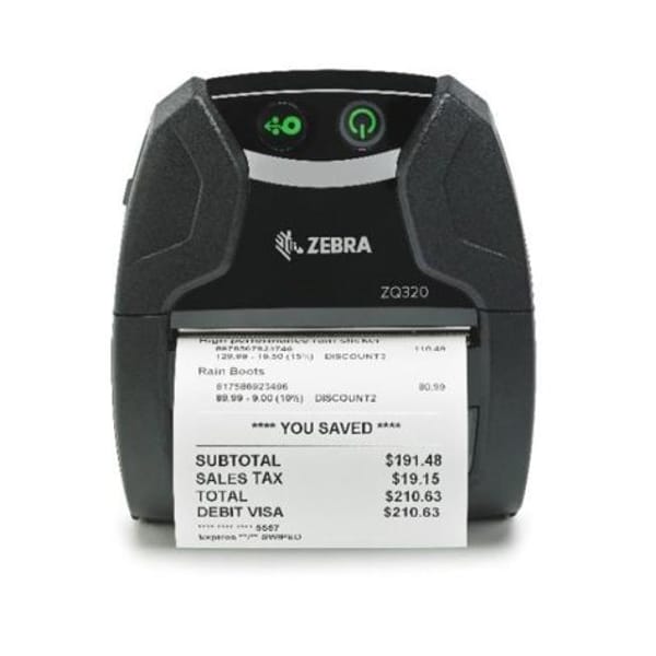 Zebra ZQ300 Portable Barcode Label Printer (ZQ32-A0E02TE-00) main product photo