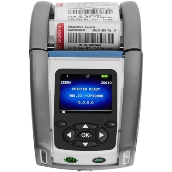 Zebra ZQ600 Portable Barcode Label Printer (ZQ61-HUFAE00-00) main product photo