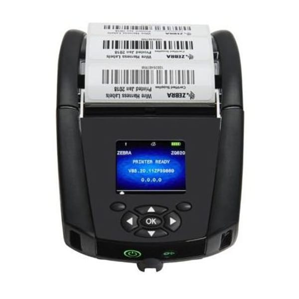 Zebra ZQ600 Portable Barcode Label Printer (ZQ62-AUWAE11-00) main product photo