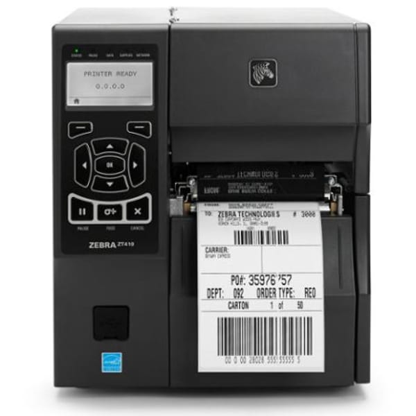 Zebra ZT410 Industrial Barcode Label Printer (ZT41042-T2E0000Z) main product photo