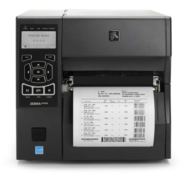Zebra ZT420 Barcode Label Printer (ZT42062-T0EC000Z) main product photo