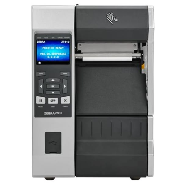 Zebra ZT610 Industrial Barcode Label Printer (ZT61042-T1E0100Z) main product photo