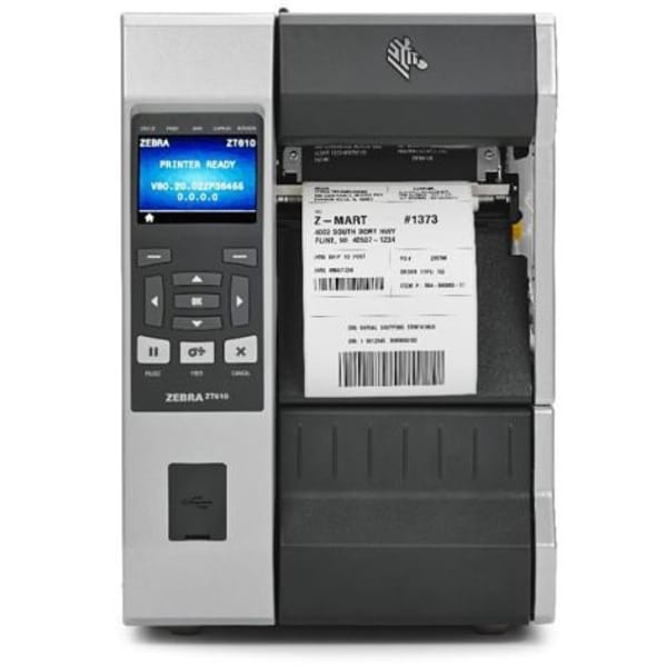 Zebra ZT610 Industrial Barcode Label Printer (ZT61043-T1E0100Z) main product photo