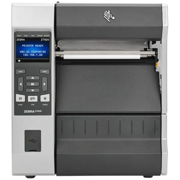 Zebra ZT620 Industrial Barcode Label Printer (ZT62062-T0E0100Z) main product photo