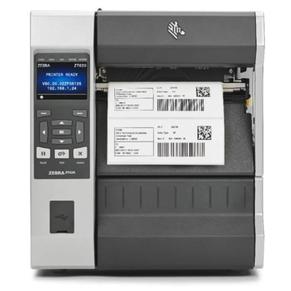 Zebra ZT620 Industrial Barcode Label Printer (ZT62063-T0E0100Z) main product photo