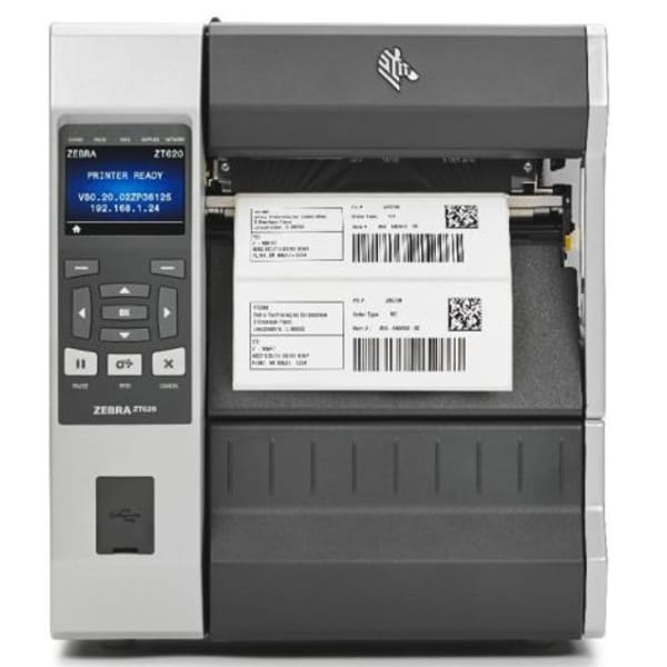 Zebra ZT620 Industrial Barcode Label Printer (ZT62063-T0EC100Z) main product photo