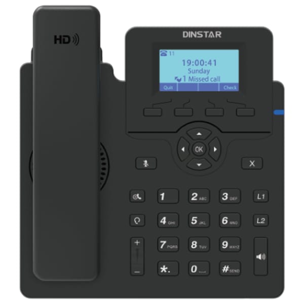 Dinstar C60UP Entry level IP Phone main product photo