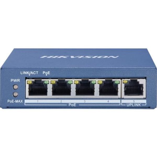 Hikvision DS-3E0505P-E Unmanaged PoE Switch main product photo