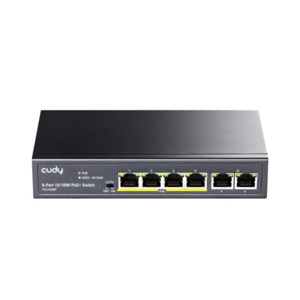 Cudy FS1006P 6-Port PoE+ Switch main product photo