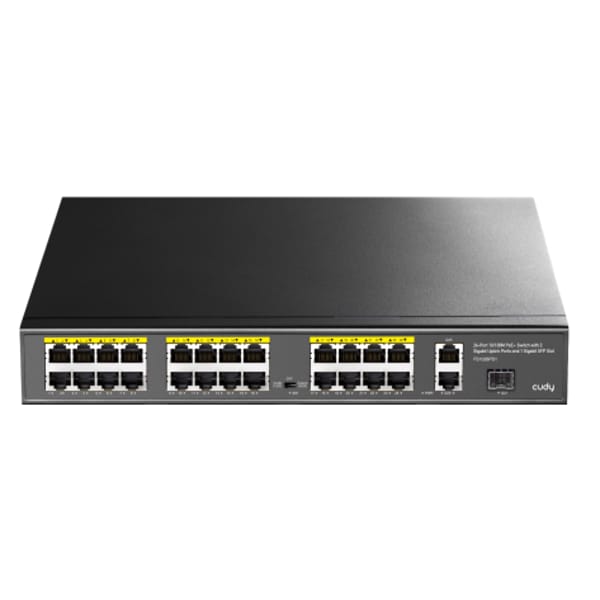 Cudy FS1026PS1 24-Port PoE+ Switch main product photo