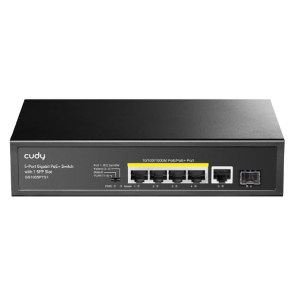 Cudy GS1005PTS1 5-Port PoE+ Switch main product photo