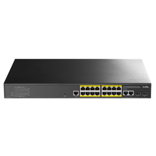 Cudy GS2018PS2 16-Port Managed PoE+ Switch main product photo