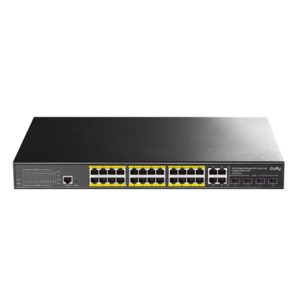 Cudy GS2028PS4 400W 24-Port Managed PoE+ Switch main product photo