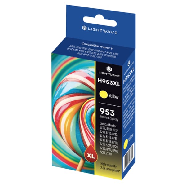 Lightwave LW-H-953XL-Y Ink Cartridge (Yellow) main product photo