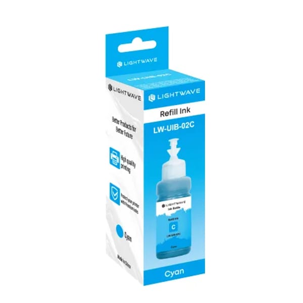 Lightwave LW-UIB-02C Ink Bottle (Cyan) main product photo
