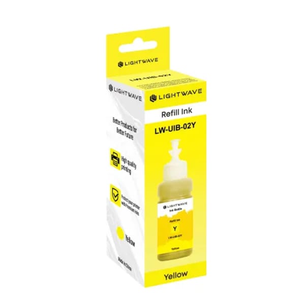 Lightwave LW-UIB-02Y Ink Bottle (Yellow) main product photo
