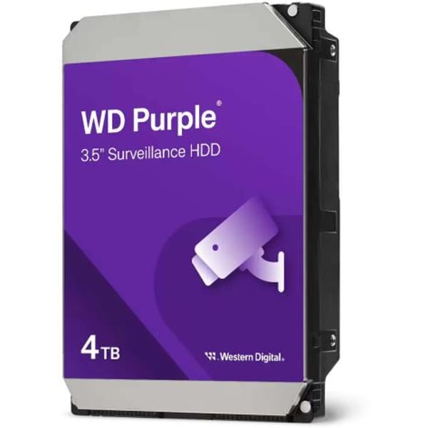 Western Digital Purple 4TB 3.5" Surveillance Internal Hard Drive (WD43PURZ) main product photo