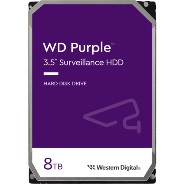 Western Digital Purple 8TB Surveillance Internal Hard Drive (WD85PURZ) main product photo