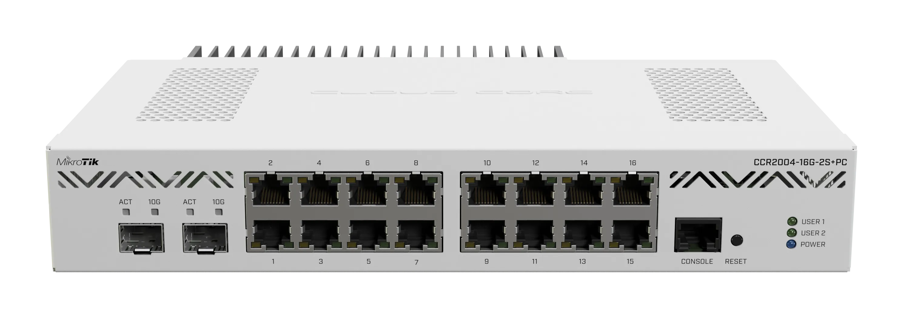 MikroTik CCR2004-16G-2S+PC Router