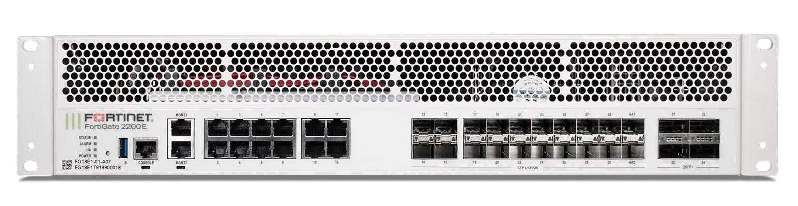 Fortinet FortiGate-2200E Firewall Hardware  Plus 3 Year FortiCare Premium and FortiGuard UTP (FG-2200E-BDL-950-36)