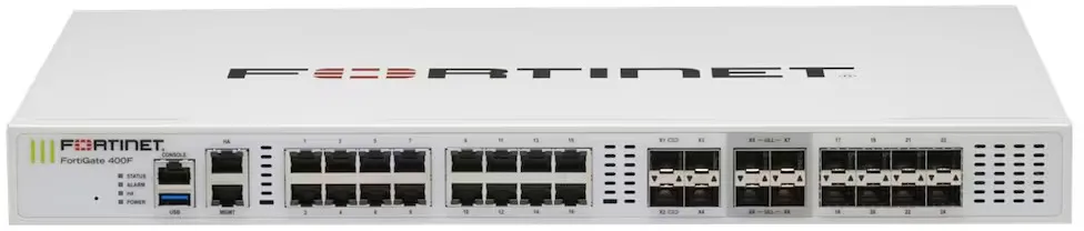 Fortinet FortiGate-400F Firewall Hardware  Plus 5 Year FortiCare Premium and FortiGuard UTP (FG-400F-BDL-950-60)