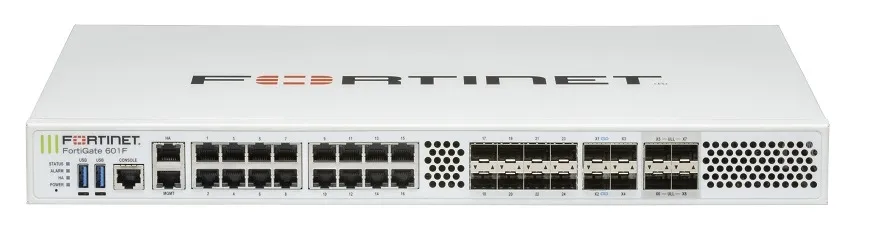Fortinet FortiGate-601F Firewall Hardware  Plus 1 Year FortiCare Premium and FortiGuard UTP (FG-601F-BDL-950-12)