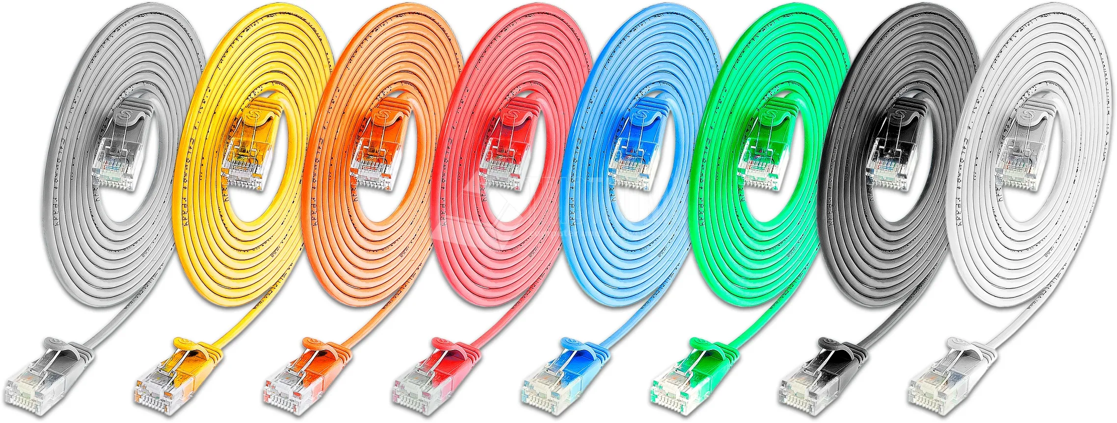Slim CAT6 - U/UTP Round Design Patch Cords