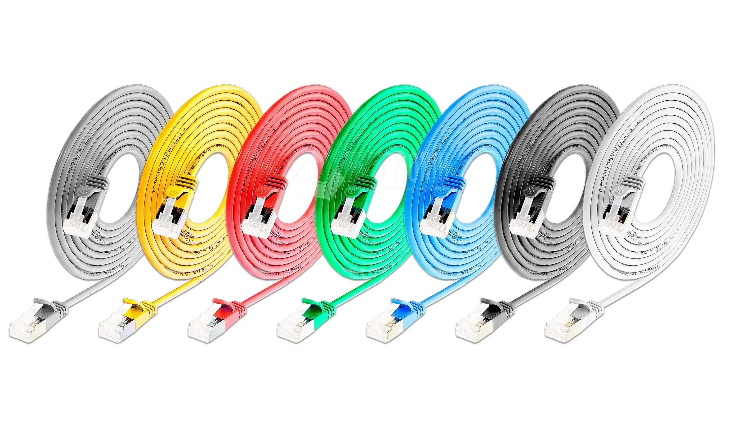 Slim CAT6A-U/FTP Round Design Patch Cords