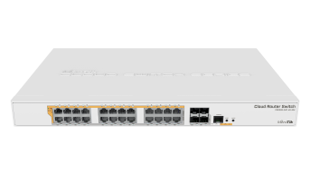 MikroTik CRS328-24P-4S+RM Managed PoE Switch
