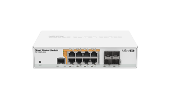 MikroTik CRS112-8P-4S-IN: 8-Port Gigabit PoE Switch with SFP Ports