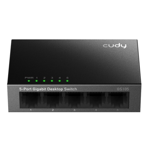 Cudy GS105 5-Port Unmanaged Desktop Switch main product photo