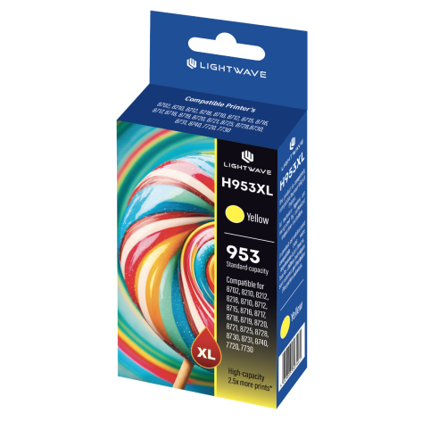 Lightwave LW-H-953XL-Y Ink Cartridge (Yellow) main product photo