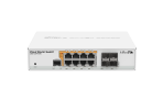 MikroTik CRS112-8P-4S-IN: 8-Port Gigabit PoE Switch with SFP Ports