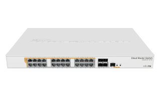 MikroTik CRS328-24P-4S+RM Managed PoE Switch - Advanced Networking