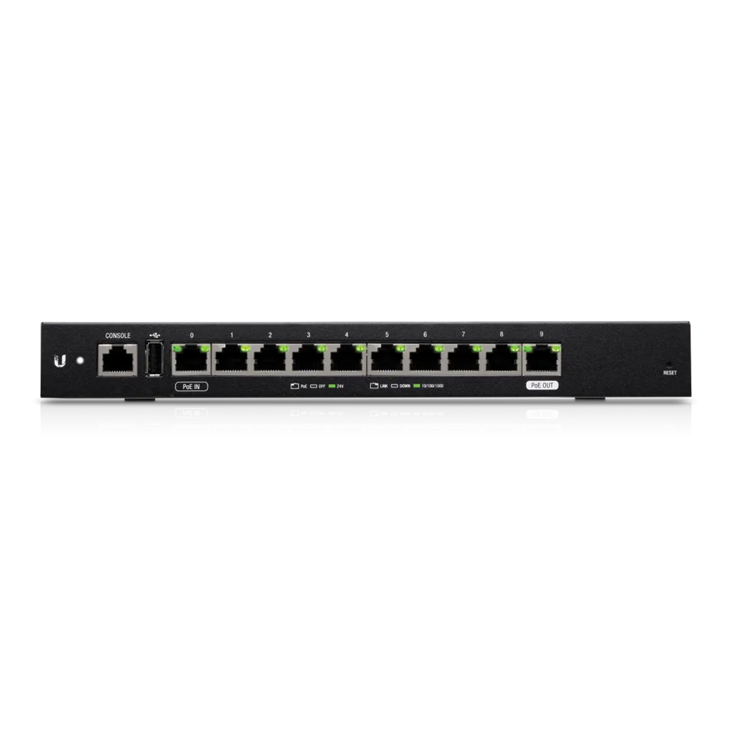 Ubiquiti EdgeRouter 10X Wired Router (ER-10X)