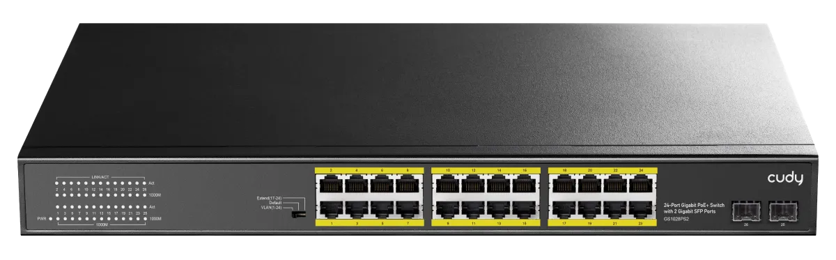 Cudy GS1028PS2 24-Port PoE+ Switch