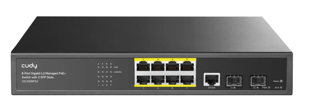 Cudy GS2008PS2 8-Port Managed PoE Switch